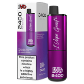 IVG 2400 PLUM BLUE RAZZ Disposable Vape - Click & Vape